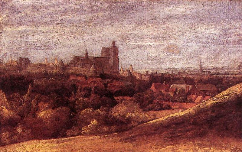 SEGHERS, Hercules View of Brussels from the North-East ar Norge oil painting art